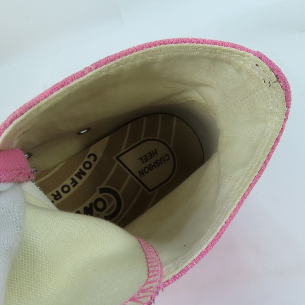実際に弊社で買取させて頂いたCONVERSE/コンバース ADDICT/アディクト チャックテイラー キャンバス ハイ スニーカー 1CK714/26.5の画像 4枚目