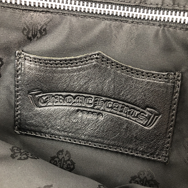 実際に弊社で買取させて頂いた【インボイス原本】CHROME HEARTS/クロムハーツ セメタリークロスパッチ トートバッグの画像 4枚目