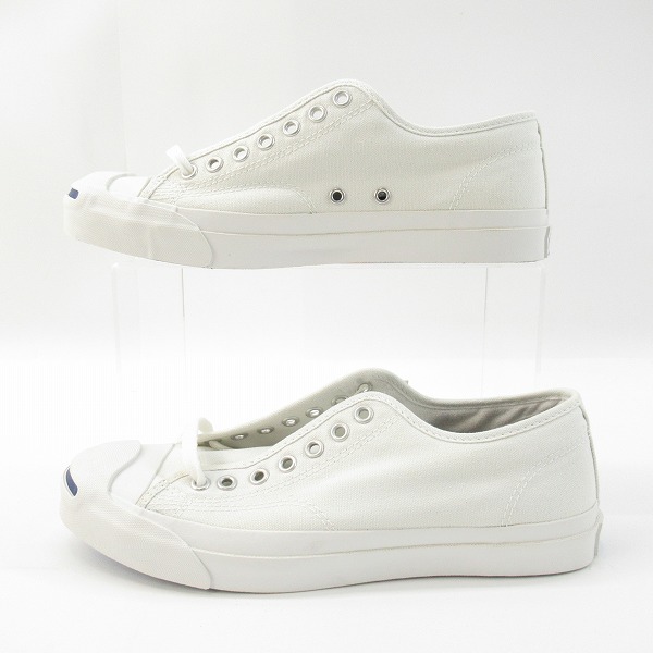 実際に弊社で買取させて頂いた【未使用】CONVERSE/コンバース ジャックパーセル ホワイト スニーカー 32260370/26.5の画像 3枚目