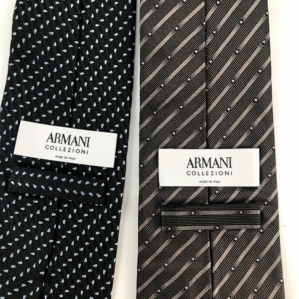 実際に弊社で買取させて頂いたARMANI COLLEZIONI/アルマーニ コレッツォーニ ネクタイ 2点セットの画像 1枚目