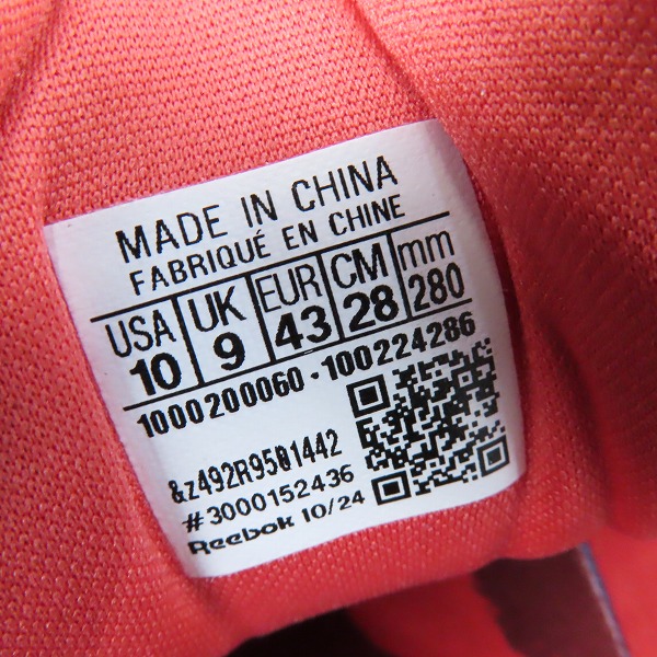 実際に弊社で買取させて頂いた【未使用】Reebok×B'z 稲葉浩志/リーボック Instapump Fury 94 MAGMA/インスタポンプフューリー マグマ  FC限定 100224286/28の画像 5枚目