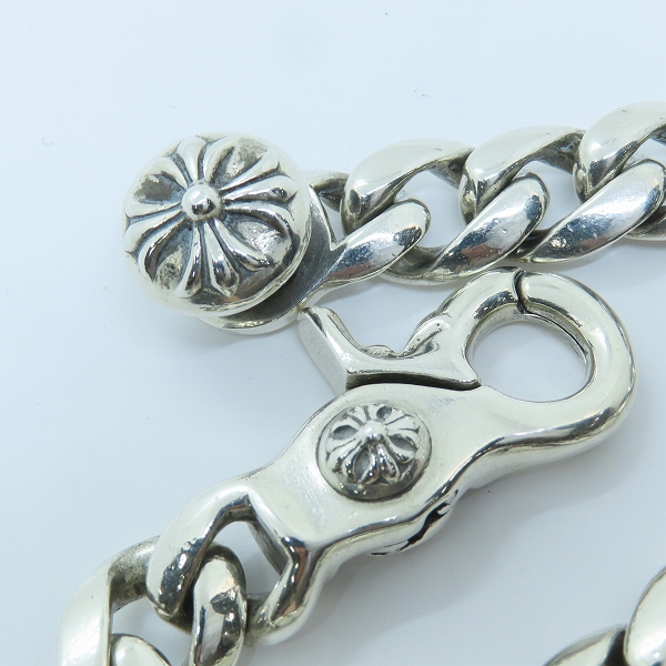 実際に弊社で買取させて頂いたCHROME HEARTS/クロムハーツ  クラシックリンククリップ ブレスレットの画像 5枚目