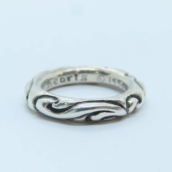 実際に弊社で買取させて頂いたCHROME HEARTS/クロムハーツ スクロールバンドリング 14号の画像 2枚目