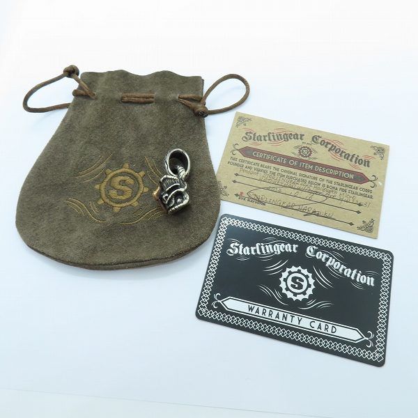 実際に弊社で買取させて頂いた【ギャラ付き】STARLINGEAR/スターリンギア マイクロハチェットマン Copper axe 2022 ハロウィン ペンダント トップの画像 8枚目