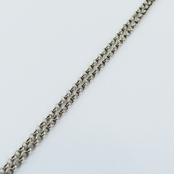 実際に弊社で買取させて頂いたCHROME HEARTS/クロムハーツ 24インチ ロールチェーン/ネックチェーン ネックレスの画像 4枚目