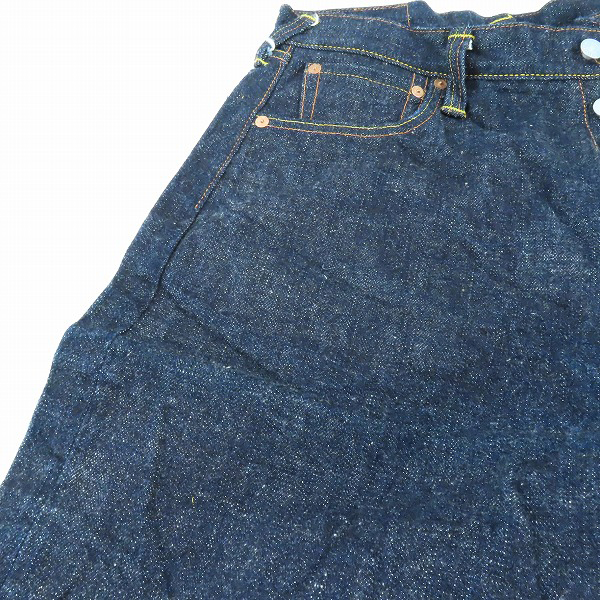 実際に弊社で買取させて頂いたEVISU/エヴィス 三十周年記念 ボタンフライ デニムパンツ 36×32の画像 8枚目