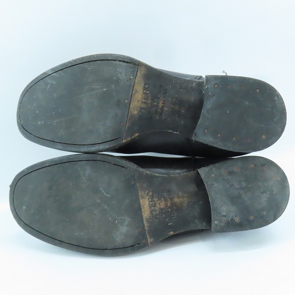 実際に弊社で買取させて頂いたBUTTERO/ブッテロ バックジップ レザーブーツ B1109/43の画像 2枚目