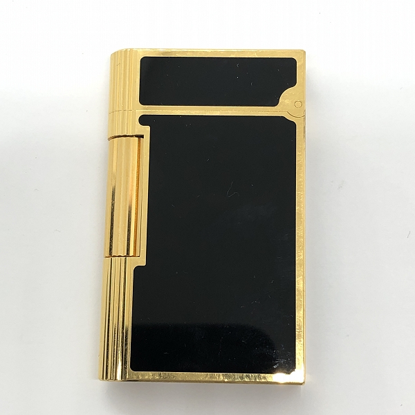 実際に弊社で買取させて頂いたCARAN d'ACHE/カランダッシュ ガスライター ブラック×ゴールドの画像 1枚目
