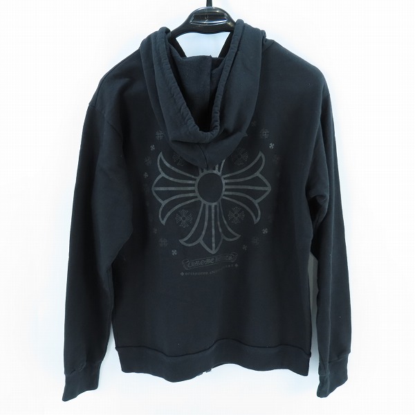 実際に弊社で買取させて頂いた【JPタグ】CHROME HEARTS/クロムハーツ クロスプリント ジップアップパーカー 2212-304-4032/L　の画像 1枚目