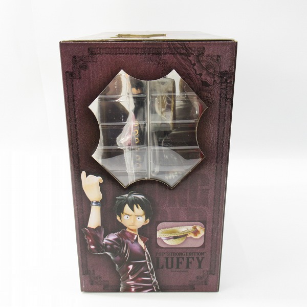 実際に弊社で買取させて頂いた【未開封】メガハウス P.O.P ワンピース STRONG EDITION エクセレントモデル モンキー・D・ルフィ LAWSON限定カラー フィギュアの画像 2枚目