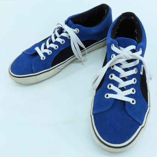 実際に弊社で買取させて頂いたVANS/バンズ スリッポン スニーカー/シューズ ブルー×ブラック 721278/28.0