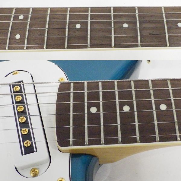 実際に弊社で買取させて頂いた★【美品】YAMAHA/ヤマハ SG7 20th Anniversary Candy Blue ビザール エレキギター ハードケース付の画像 3枚目