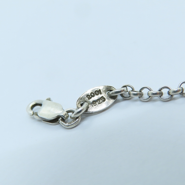 実際に弊社で買取させて頂いたCHROME HEARTS/クロムハーツ ロールチェーン/ネックチェーン ネックレス/18inchの画像 3枚目