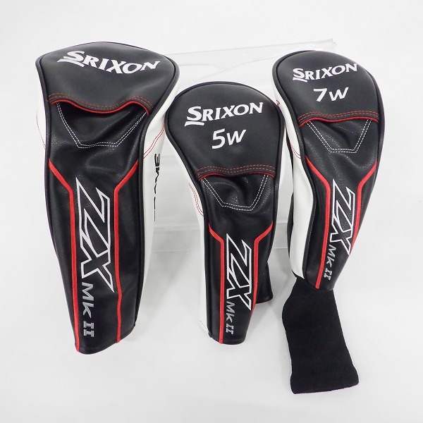 実際に弊社で買取させて頂いたDUNLOP/ダンロップ SRIXON/スリクソン ZX Mk II ドライバー,フェアウェイウッド(5w,7w) ヘッドカバー 3点セット