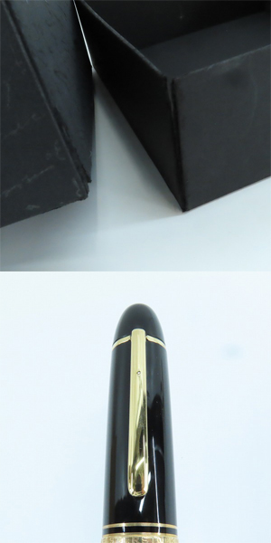 実際に弊社で買取させて頂いたMONTBLANC/モンブラン マイスターシュテュック 149 万年筆 ペン先刻印18K 750インクボトル付きの画像 7枚目
