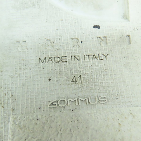 実際に弊社で買取させて頂いたMARNI/マルニ GOOEY キャンバス スニーカー/41の画像 5枚目