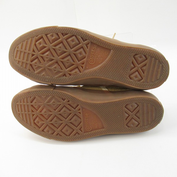 実際に弊社で買取させて頂いたCONVERSE/コンバース STAR&BARS SUEDE GM サンドブラウン スエード スニーカー 1CL257 /29の画像 2枚目