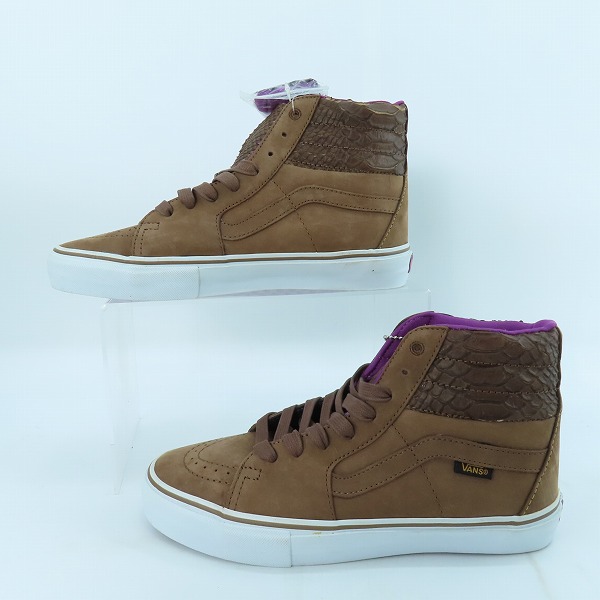 実際に弊社で買取させて頂いたVANS/バンズ SK-8HI LX COCOA スニーカー VN-0D6Q2G7/26.5の画像 3枚目