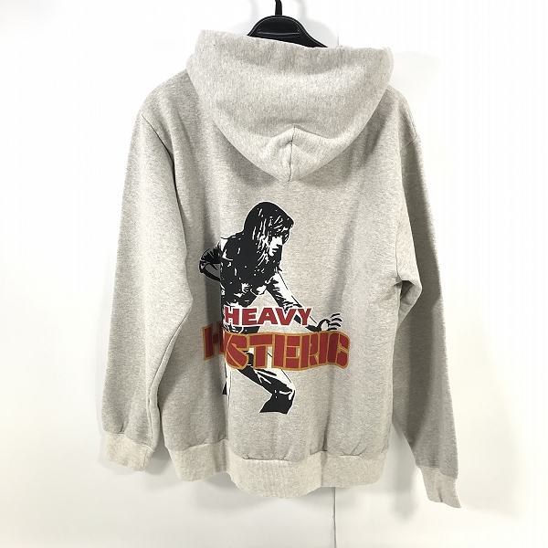 実際に弊社で買取させて頂いた【未使用】HYSTERIC GLAMOUR/ヒステリックグラマー Heavy HYSTERIC パーカー 02243CF02 Lの画像 1枚目