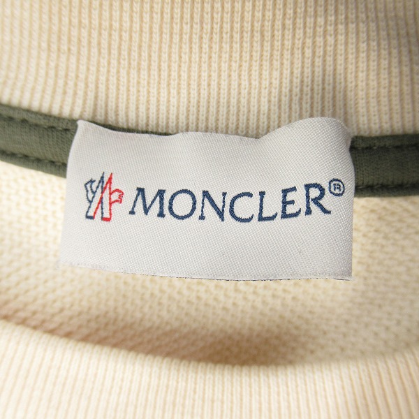 実際に弊社で買取させて頂いた【JPタグ】MONCLER/モンクレール FELPA GIROCOLLO 胸ポケ スウェット/トレーナー J10918HG00041/Lの画像 2枚目