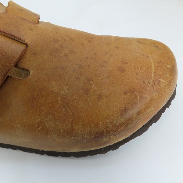 実際に弊社で買取させて頂いたBIRKEN STOCK/ビルケンシュトック 本革 レザー ブラウン系 43の画像 8枚目