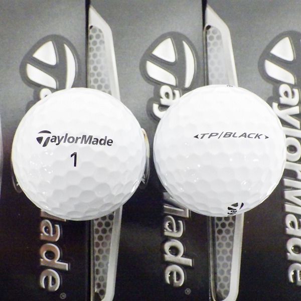 実際に弊社で買取させて頂いた【未使用】TaylorMade/テーラーメイド  TP BLACK ゴルフボール ホワイト  1ダースの画像 1枚目