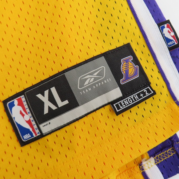 実際に弊社で買取させて頂いたReebok/リーボック NBA レイカーズ コービーブライアント レプリカユニフォーム ゲームシャツ XLの画像 6枚目