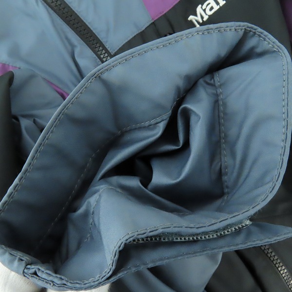 実際に弊社で買取させて頂いたMarmot×atmos/マーモット×アトモス 配色切替ジップアップパーカー/ジャケット/XLの画像 6枚目