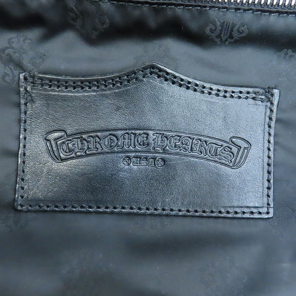 実際に弊社で買取させて頂いたCHROME HEARTS/クロムハーツ DUFFEL WEEKENDER BAG セメタリークロスパッチ ボストンバッグ の画像 4枚目