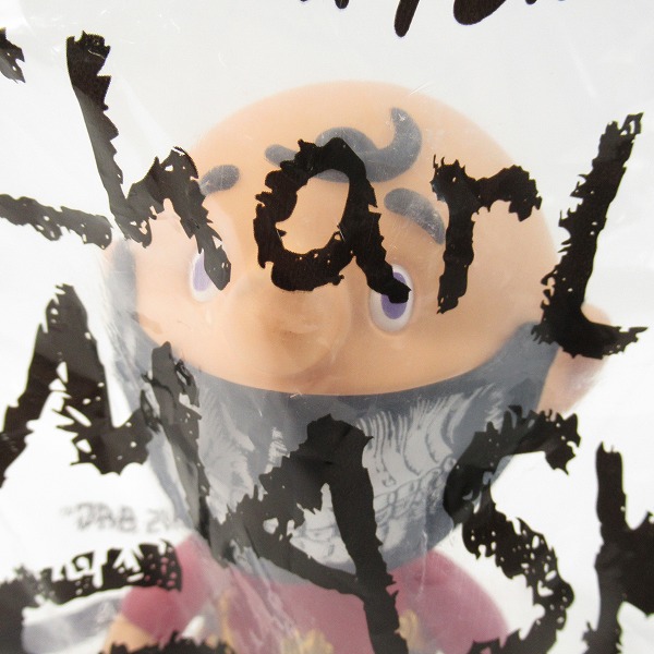 実際に弊社で買取させて頂いた【未開封】Ron English/ロンイングリッシュ Charlie Mask Grin/チャーリー・マスク・グリン フィギュア BTS限定版の画像 1枚目