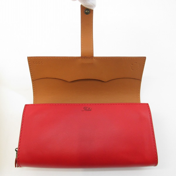 実際に弊社で買取させて頂いたFelisi/フェリージ コロコロ レザー 長財布/ロングウォレット 3005の画像 4枚目