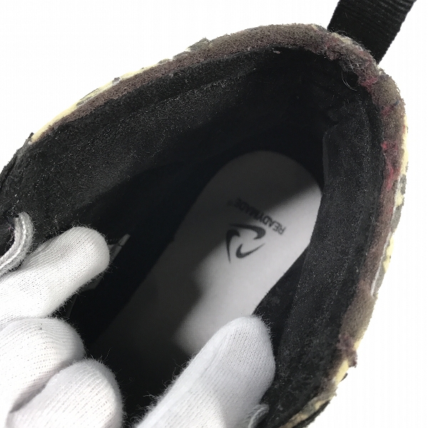 実際に弊社で買取させて頂いたNIKE×READYMADE/ナイキ×レディメイド BLAZER MID BLACK ブレーザー ミッド CZ3589-001/26.5の画像 4枚目