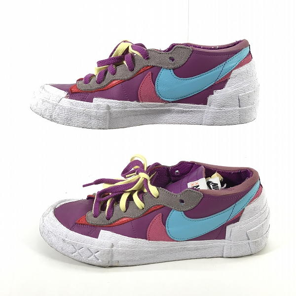 実際に弊社で買取させて頂いたNIKE×KAWS×SACAI/ナイキ×カウズ×サカイ BLAZER LOW/ブレーザーロー パープルダスク DM7901-500/27.5の画像 3枚目