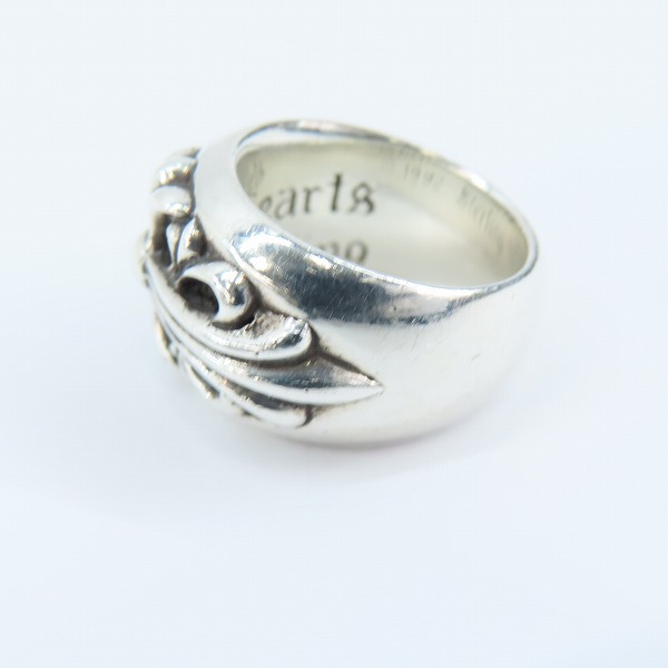 実際に弊社で買取させて頂いたCHROME HEARTS/クロムハーツ FLRL CRS/クロムハーツ フローラルクロスリング/9-9.5号の画像 2枚目