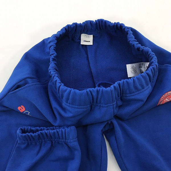 実際に弊社で買取させて頂いたatmos/アトモス ワッペン/刺繍 ロゴプリントスウェット トラック パンツ MA23F-LP053/Lの画像 8枚目