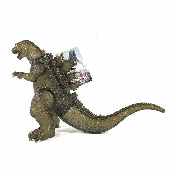実際に弊社で買取させて頂いたBANDAI/バンダイ ムービーモンスターシリーズ 劇場限定 ゴジラ 2002 ソフビ タグ付きの画像 3枚目
