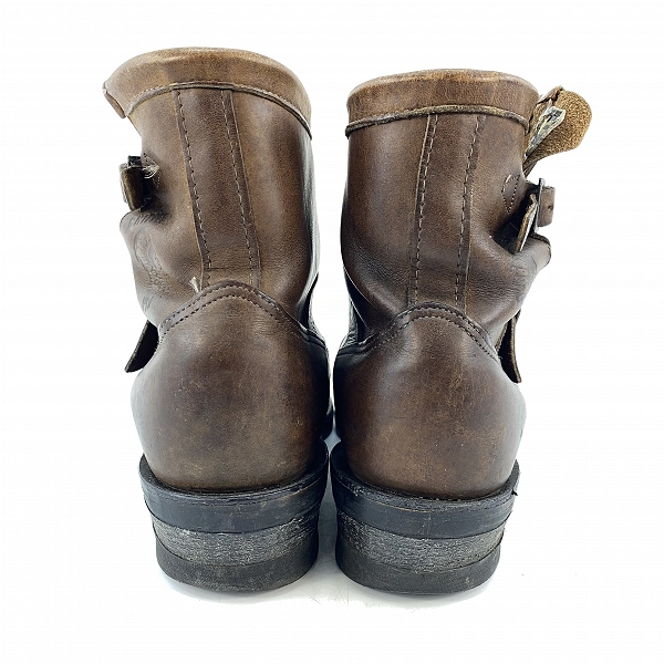 実際に弊社で買取させて頂いたCHIPPEWA/チペワ レザーショートエンジニアブーツ ブラウン 27873/9.5Eの画像 1枚目