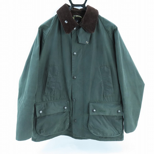 実際に弊社で買取させて頂いたBARBOUR/バブアー BEDALE JACKET/ビデイルジャケット 襟コーデュロイ オイルドジャケット  MWX0018SG9138 232MWX0018 38