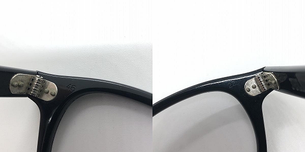 実際に弊社で買取させて頂いたJULIUS TART OPTICAL/ジュリアスタートオプティカル メガネフレーム/アイウェア PL-002A ARの画像 7枚目