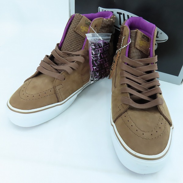 実際に弊社で買取させて頂いたVANS/バンズ SK-8HI LX COCOA スニーカー VN-0D6Q2G7/26.5