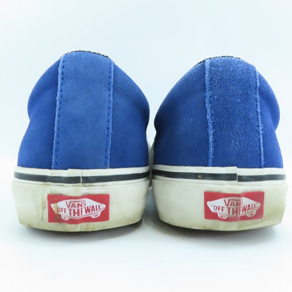 実際に弊社で買取させて頂いたVANS/バンズ スリッポン スニーカー/シューズ ブルー×ブラック 721278/28.0の画像 1枚目