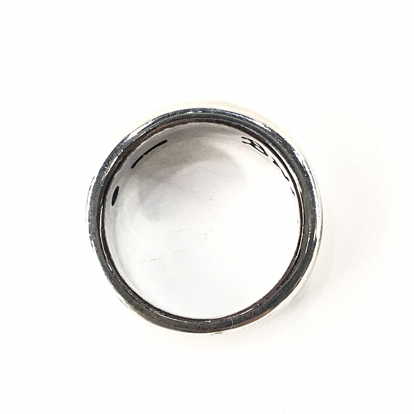 実際に弊社で買取させて頂いたBill Wall Leather/BWL/ビルウォールレザー スムース Cクロス クロス リング/21号の画像 5枚目