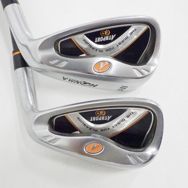 実際に弊社で買取させて頂いたHONMA/ホンマ ATHPORT 3e+/アスポート アイアン #6～10,A,Sw 7本セット ARMRQ WT-53 FLEX:Rの画像 5枚目
