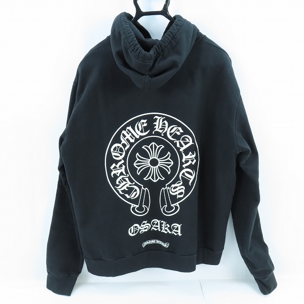 実際に弊社で買取させて頂いた【JPタグ】Chrome Hearts/クロムハーツ OSAKA/大阪限定 ホースシュー プリント プルオーバー パーカー/Mの画像 1枚目
