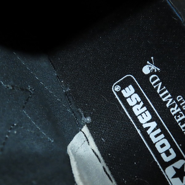 実際に弊社で買取させて頂いたCONVERSE×MASTERMIND/コンバース×マスターマインド PRO LEATHER HI/プロレザーハイ 34200960/28.0の画像 6枚目