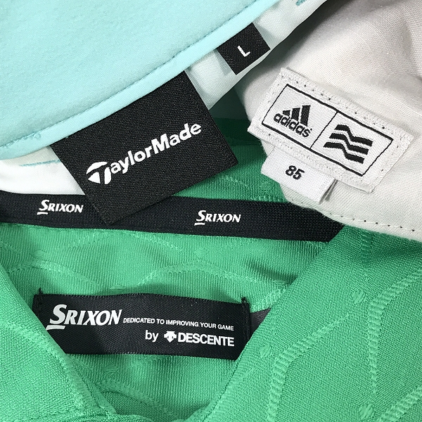 実際に弊社で買取させて頂いた【おまとめ】テーラーメイド/アディダス/スリクソン シャツ/パンツ ゴルフウェアの画像 2枚目