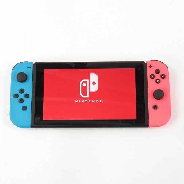 実際に弊社で買取させて頂いた任天堂 Nintendo Switch/ニンテンドースイッチ 本体 ネオンブルー・ネオンレッド HAD-S-KABAA【簡易動作確認済】の画像 2枚目