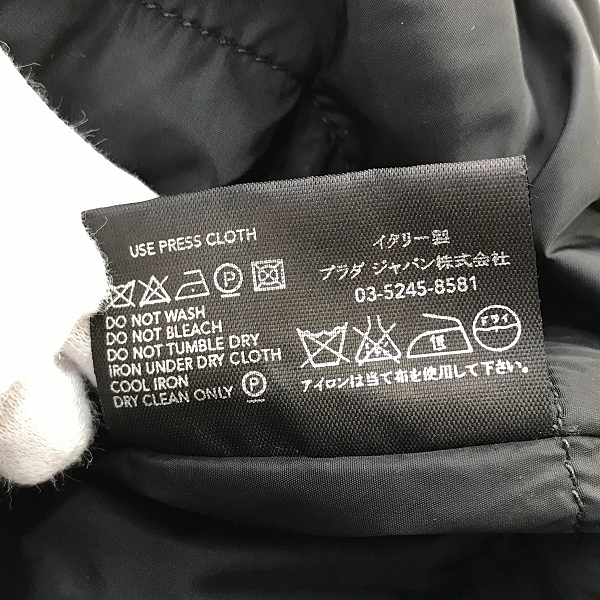 実際に弊社で買取させて頂いた【JPタグ】PRADA SPORT/プラダスポーツ ダウンジャケット SGV309 Tg.48の画像 5枚目