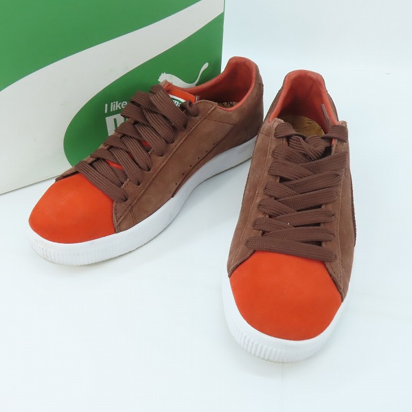 実際に弊社で買取させて頂いたPUMA×PATTA/プーマ×パタ CLYDE  スウェード ローカットスニーカー 363317-01/27.5