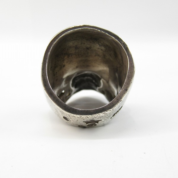 実際に弊社で買取させて頂いた【証明書】GABORATORY/ガボラトリー/ガボール ラージスカルリング w/ジョー 2マルティスクロススタンプ 17-19号 の画像 3枚目